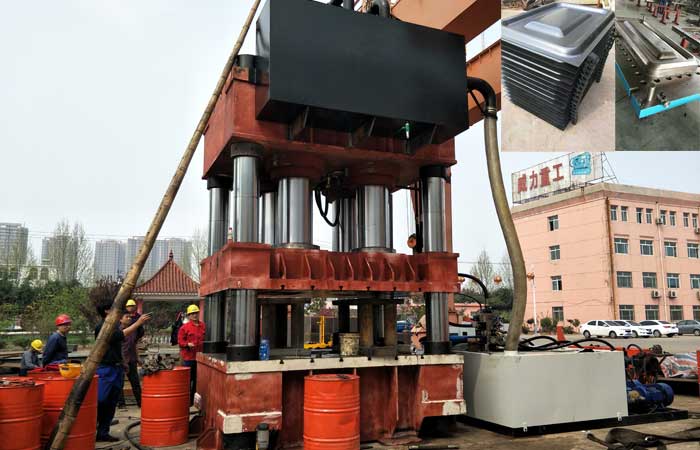 4000噸火車(chē)門(mén)拉伸成型液壓機(jī) 4000噸火車(chē)門(mén)拉伸成型液壓機(jī)